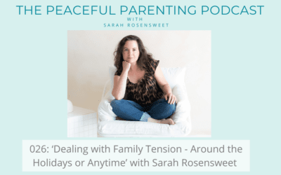 Episode 26: ‘Dealing with Family Tension – Around the Holidays or Anytime’ with Sarah Rosensweet