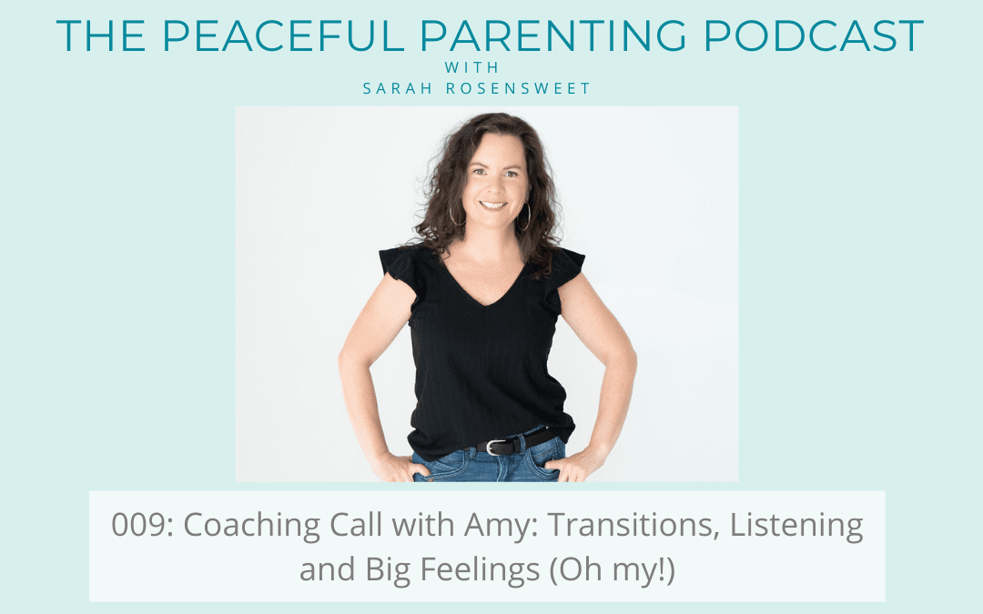 Podcast Episode 9: Coaching Call with Amy: Transitions, Listening and Big Feelings (Oh my!)