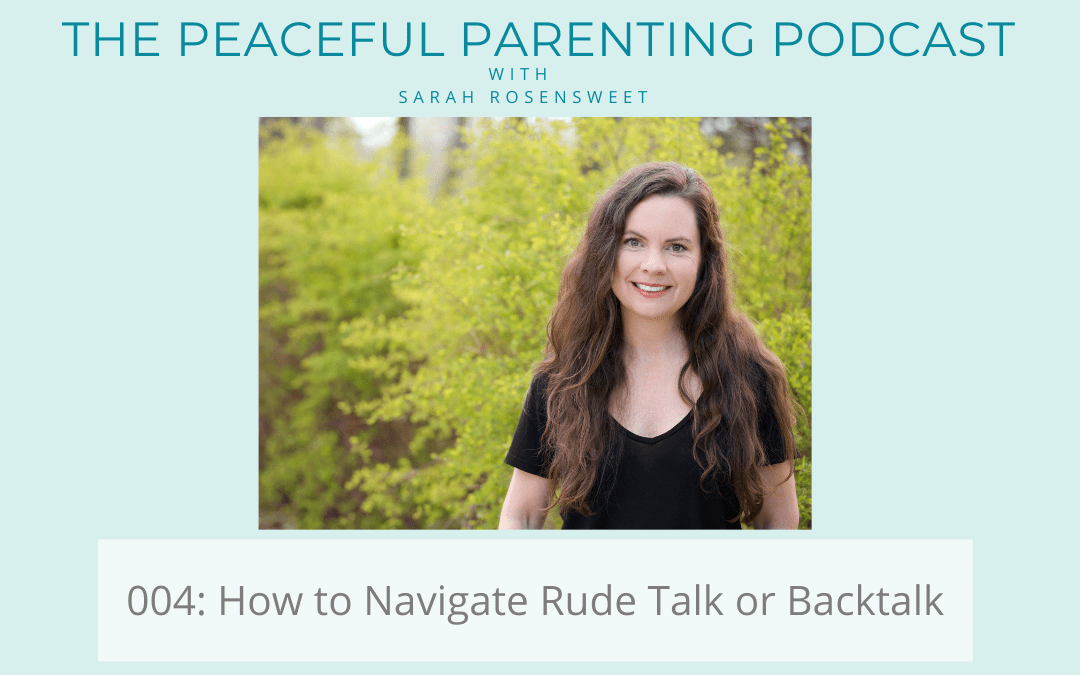 Podcast Episode #4: How to Navigate Rude Talk or Backtalk
