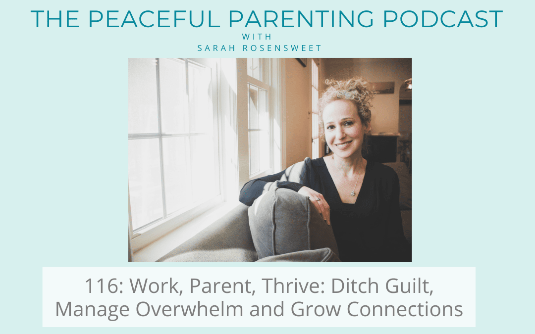 Episode 116: Work, Parent, Thrive: Ditch Guilt, Manage Overwhelm and Grow Connections with Yael Schonbrun